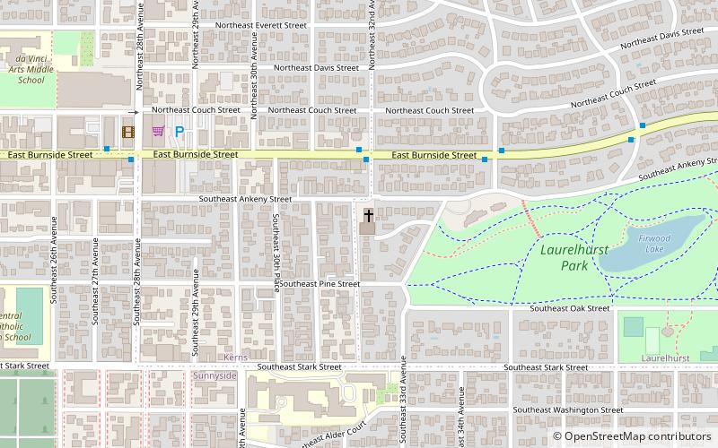 Old Laurelhurst Church location map