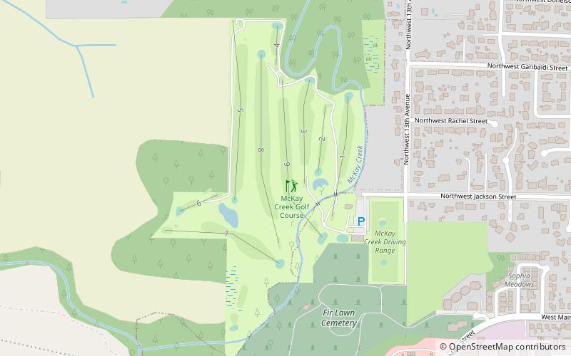 McKay Creek Golf Course location map