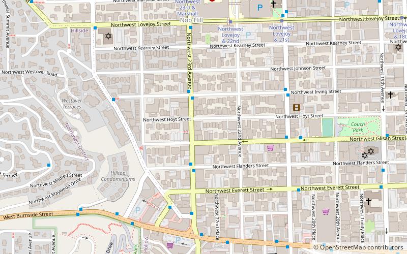 Campbell Hotel location map