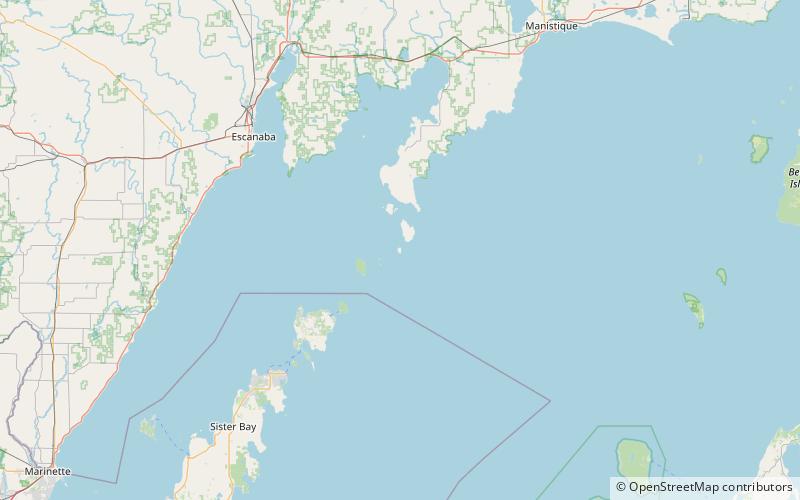 poverty island light station location map