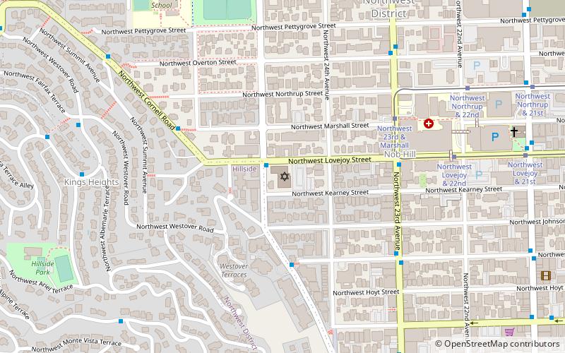 congregation shaarie torah portland location map