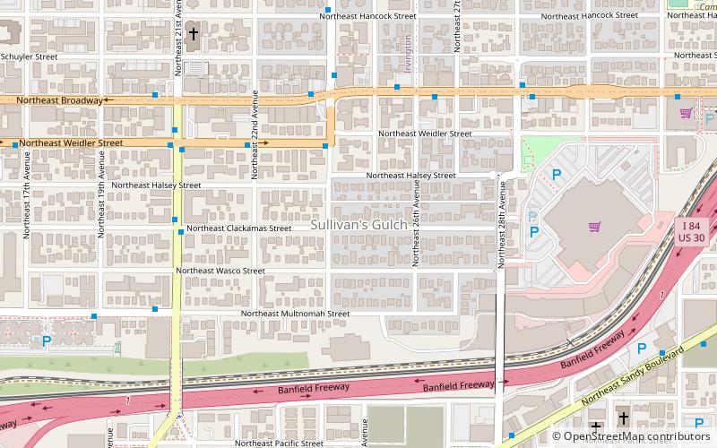 Sullivan's Gulch location map