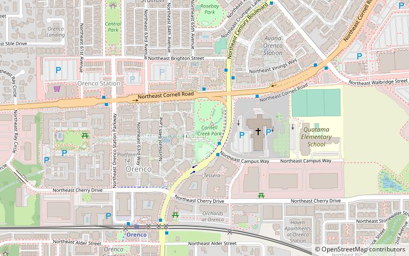 Cornell Creek Park location map