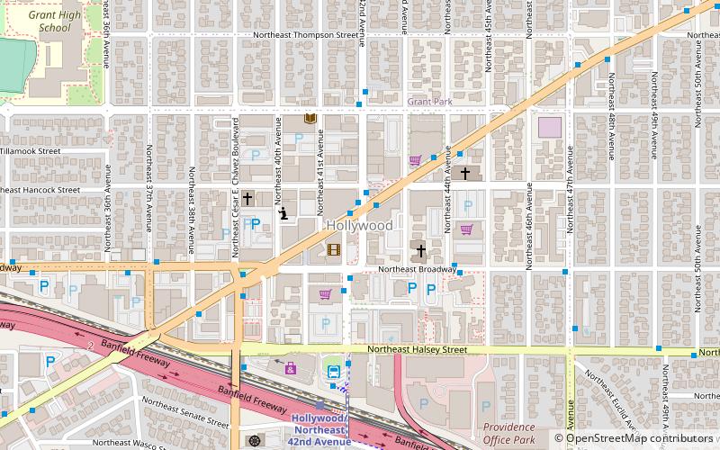 Hollywood District location map