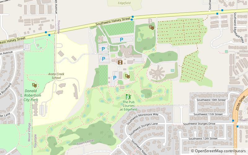 McMenamins Edgefield location map