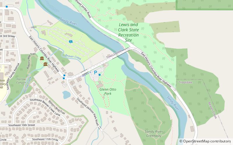 Glenn Otto Park location map