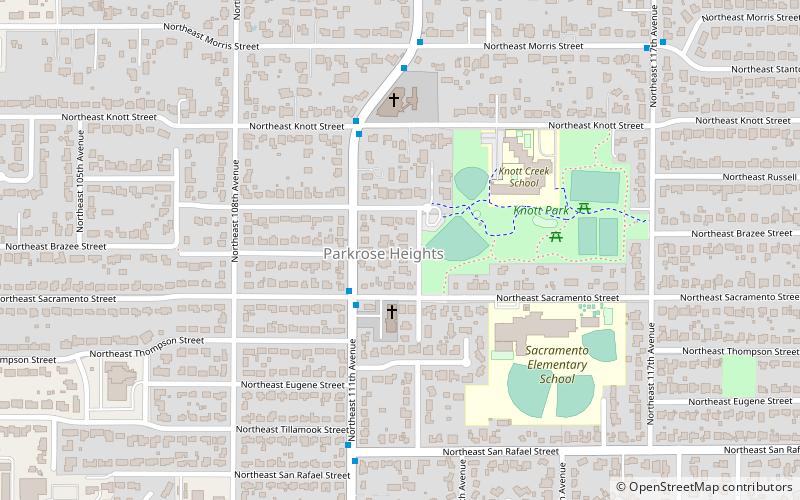 Parkrose Heights location map