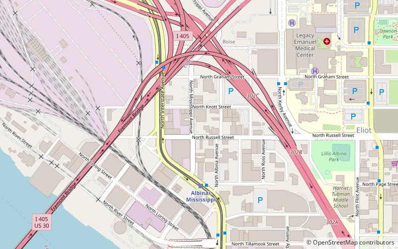 Smithson and McKay Brothers Blocks location map