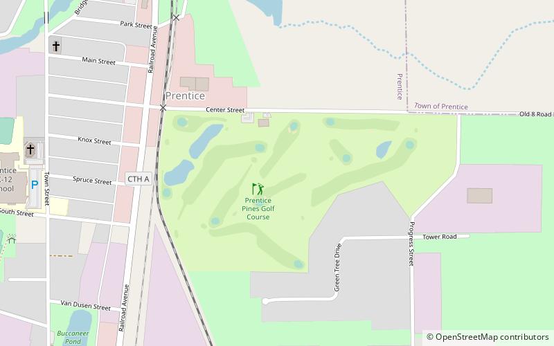 Prentice Pines Golf Course location map