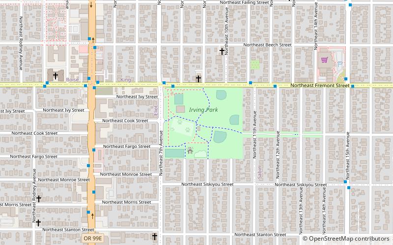 Irving Park location map