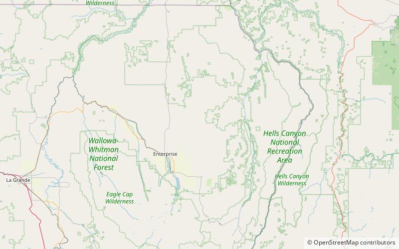Zumwalt Prairie location map