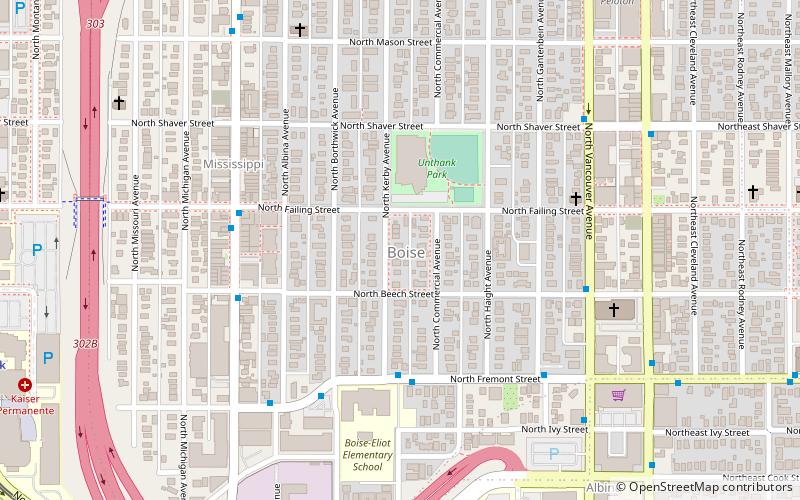 Boise location map
