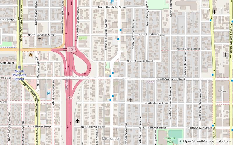 John Palmer House location map