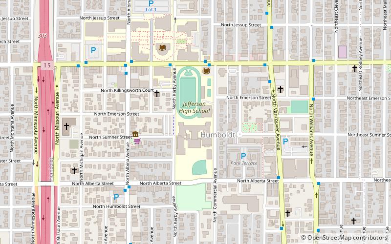 Thomas Jefferson location map