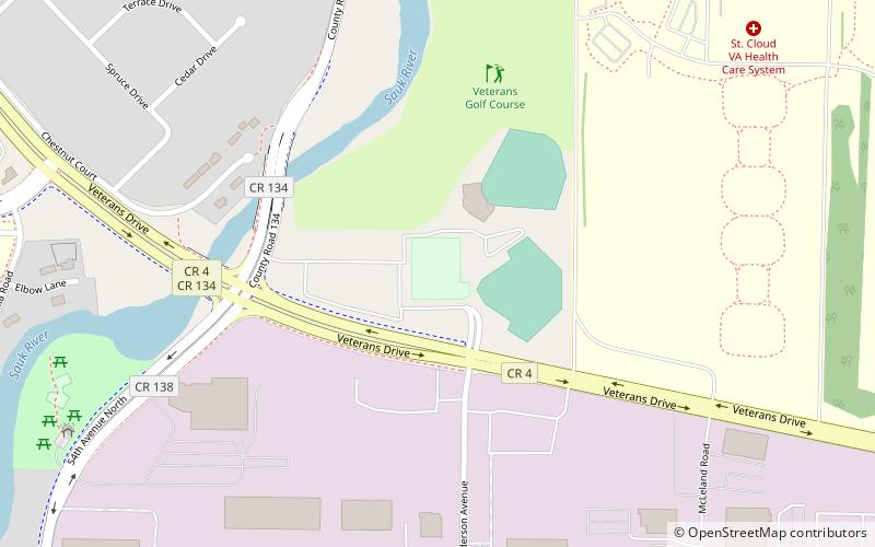 Dave Torrey Arena location map