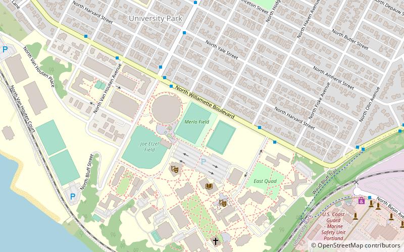 Merlo Field location map