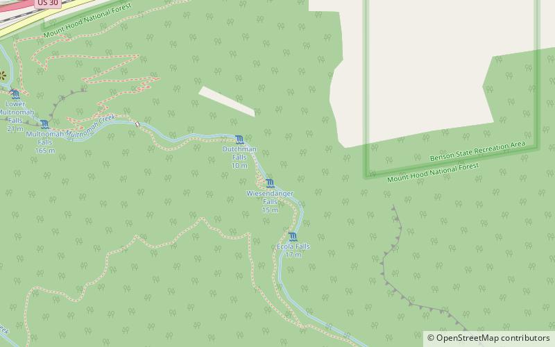 wiesendanger falls washougal location map