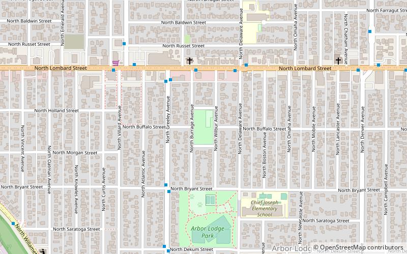 gammans park portland location map