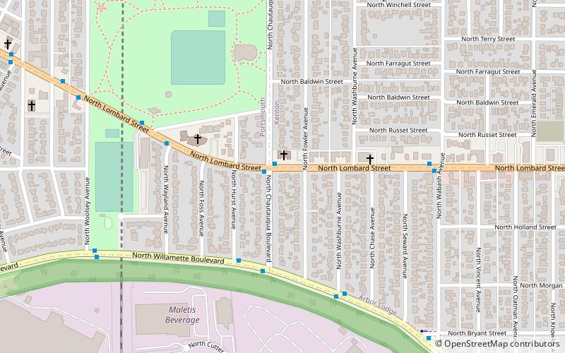 John Yeon Speculative House location map