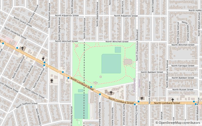 Columbia Park location map