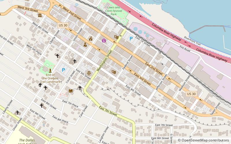 The Dalles Civic Auditorium location map