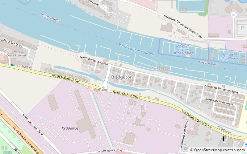 bridgeton portland location map