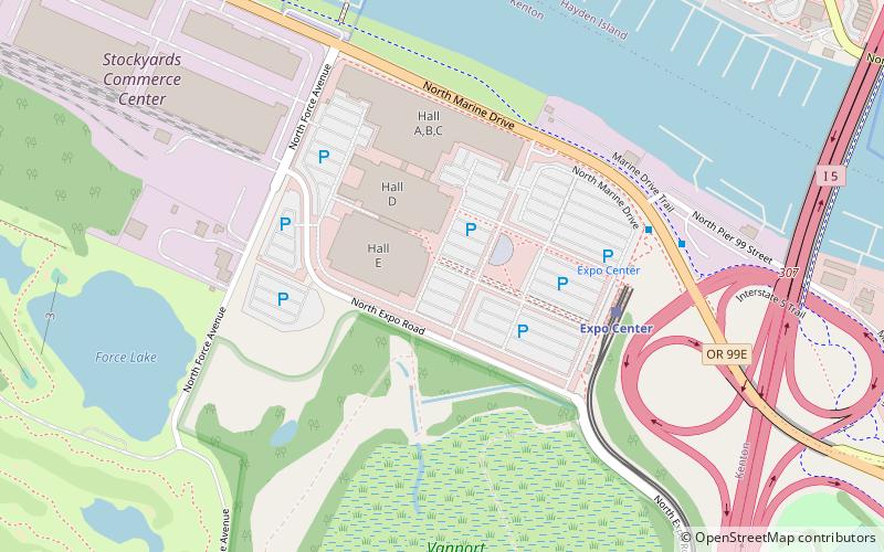 Portland Metropolitan Exposition Center location map