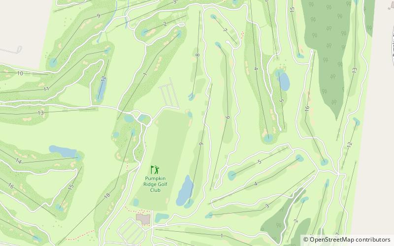 Pumpkin Ridge Golf Club location map