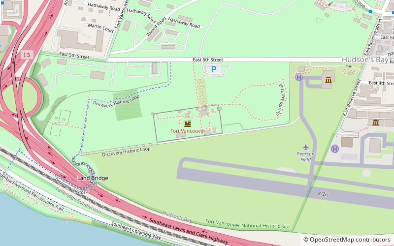 Fort Vancouver location map