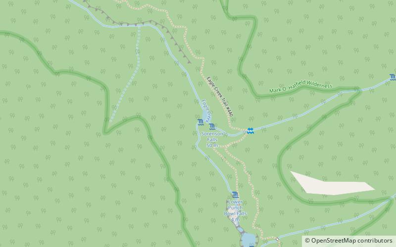 Metlako Falls location map