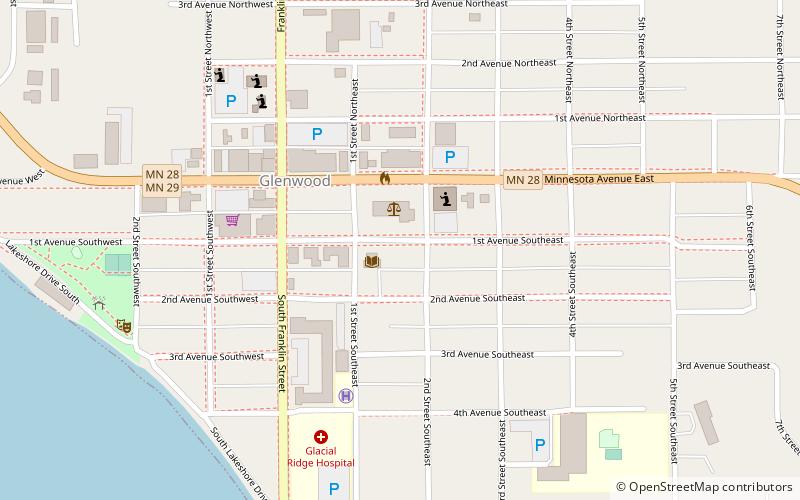 Glenwood Public Library location map