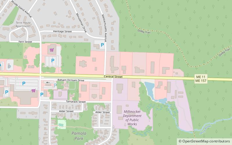 Millinocket location map