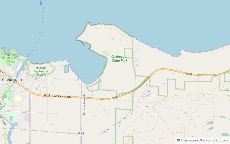 Park Stanowy Cheboygan location map