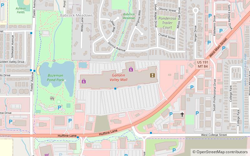 Gallatin Valley Mall location map
