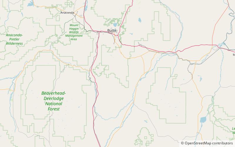 West Peak location map