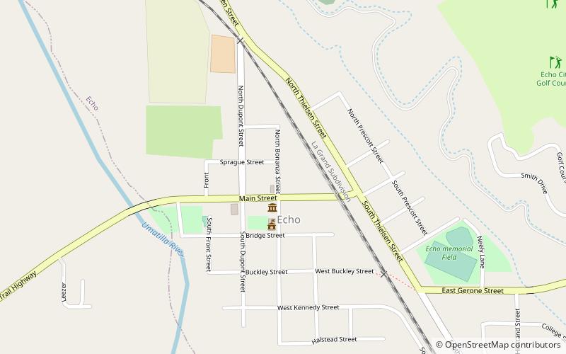 Echo Methodist Church location map