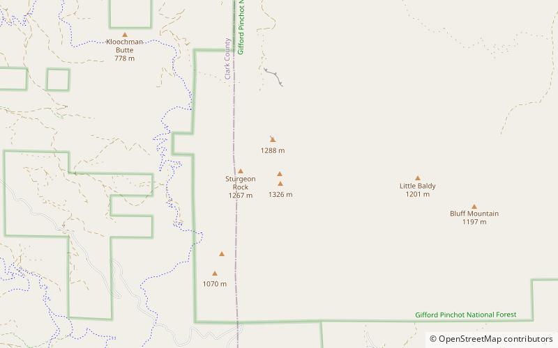 Silver Star Mountain location map