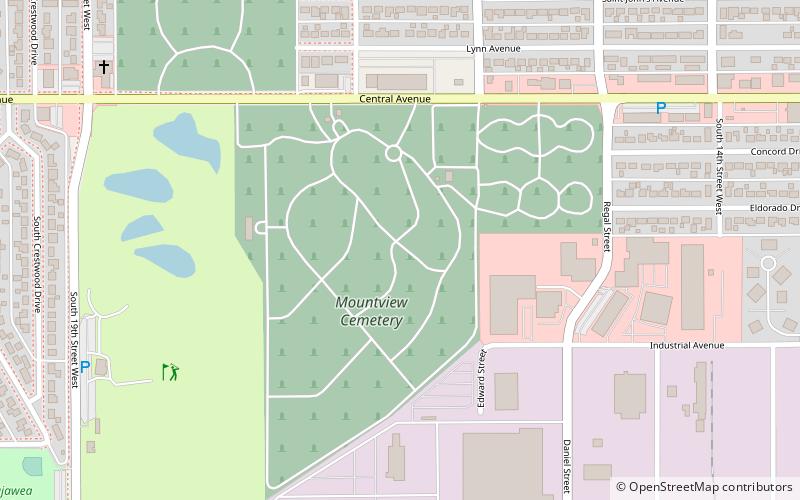 Mountview Cemetery location map