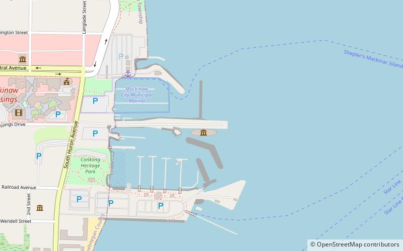 Icebreaker Mackinaw Maritime Museum location map