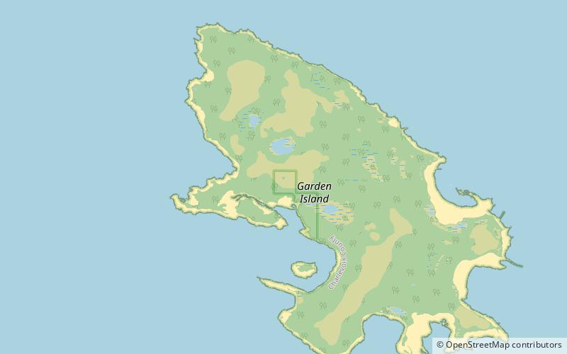 garden island indian cemetery location map