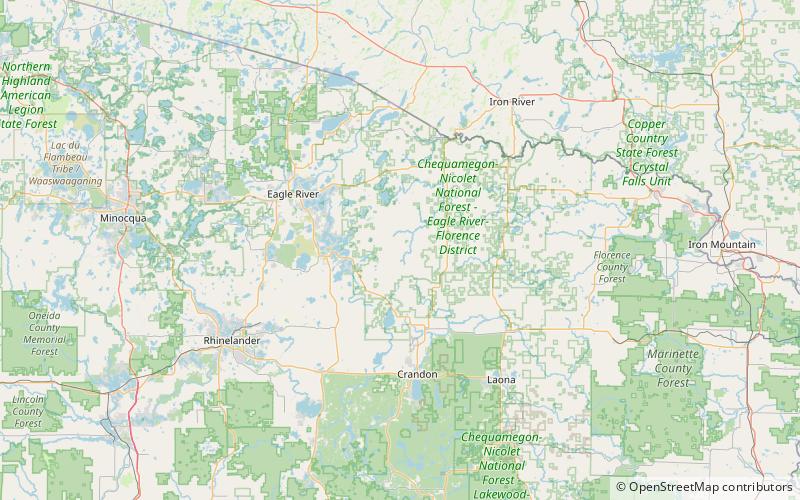 Headwaters Wilderness location map