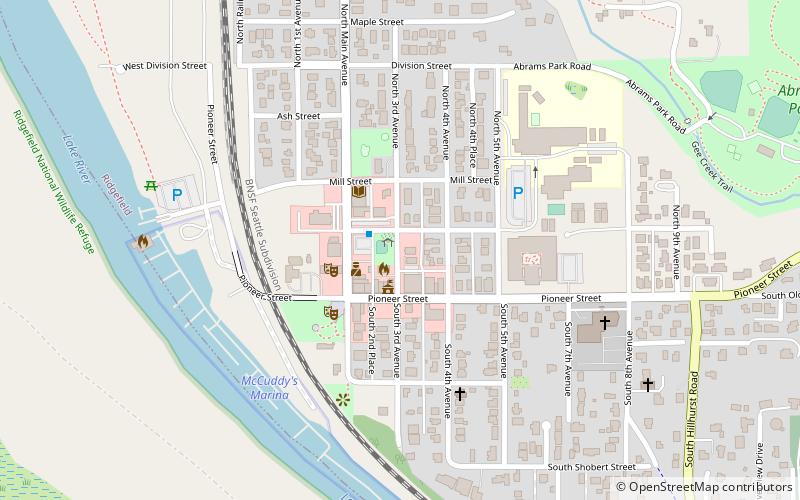 Ridgefield Community Center location map