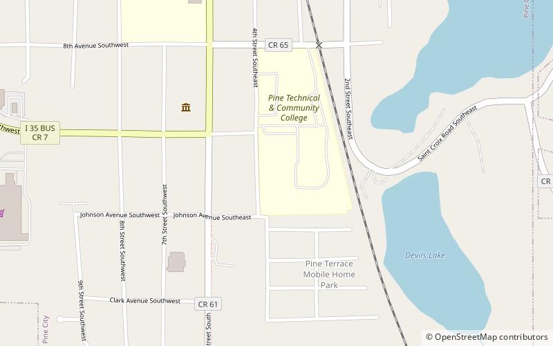 Pine Technical College location map