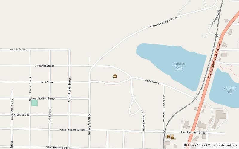 Chapin Mine Steam Pump Engine location map