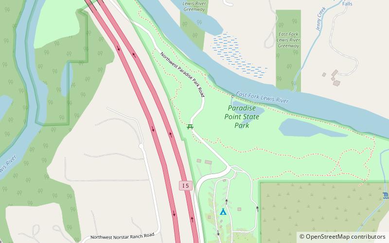 Paradise Point State Park location map