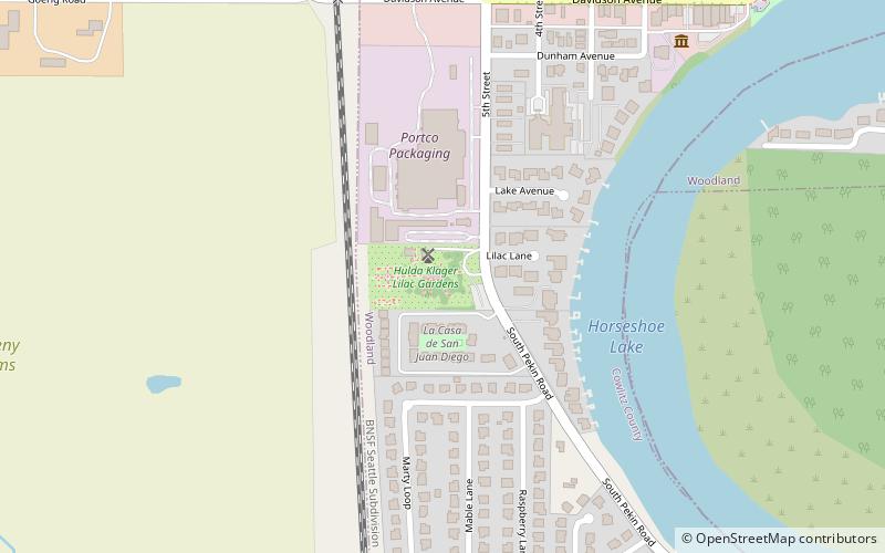 Hulda Klager Lilac Gardens location map