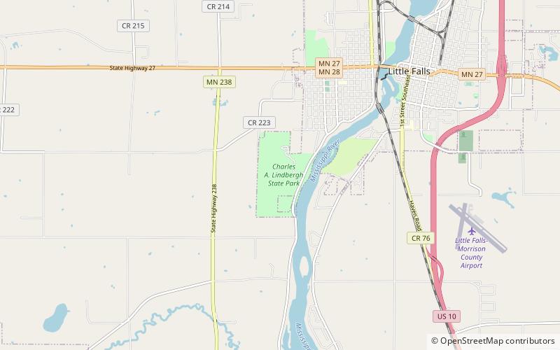 Park Stanowy Charles A. Lindbergh location map