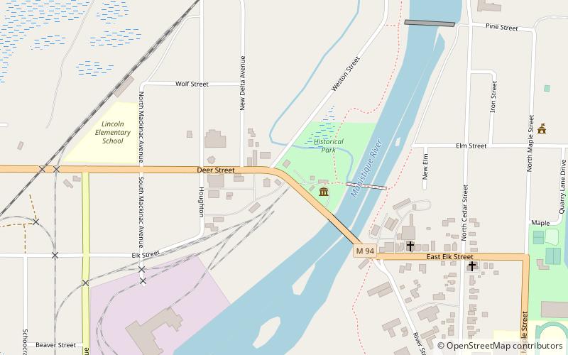 Manistique Pumping Station location map