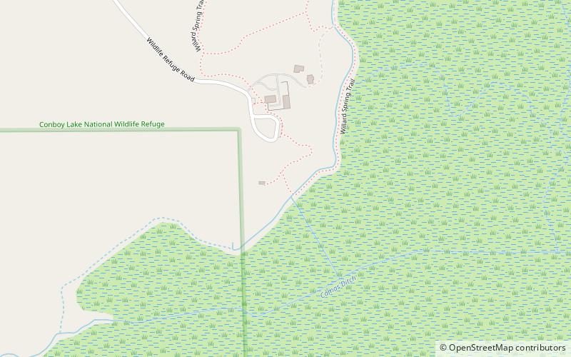 Whitcomb Cabin location map
