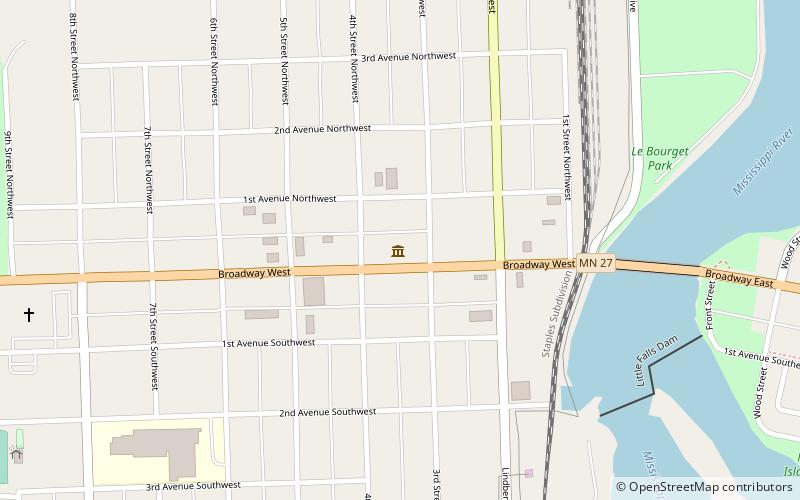 The Minnesota Fishing Museum location map